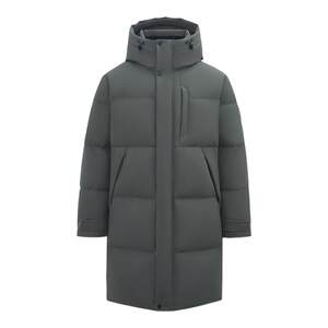 
Snow Flying 2026 Men's Mid-Length Simple Business Casual Hooded Down Jacket Straight Slimming Thickening Warmth