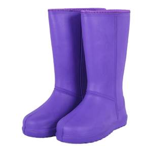 
Winter snow boots for women, non-slip, warm and waterproof rain boots, EVA car wash kitchen plus velvet cold-proof cotton boots thickened