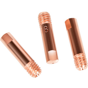 
20 pieces NBC250/270 gasless welding machine European-style secondary welding gun 0.8 conductive tip 15AK guide wire tip