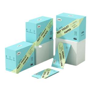 
Herbal wet toilet paper independent packaging portable package small package pregnant women and men wipe butt toilet cleaning wipes single-piece pack thickened