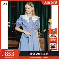 [Дайте ту же сумку] Aivei Xinhe Aiwei Xia Новое платье рубашки с высоким уровнем эпохи.