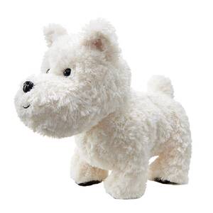 
babycare west highland plush comfort toy dog simulation repeater voice controlled pet doll children's birthday gift