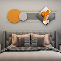 Современный настенный декор для кровати для гостиной для отеля, легкий роскошный стиль