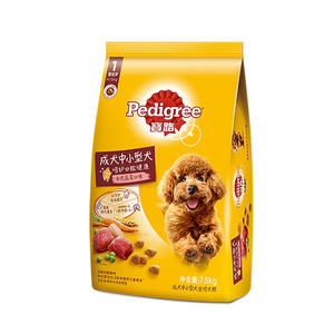 
[Self-operated] Baolu dog food dog staple food large, medium and small adult dog universal beef flavor dog food 7.5kg