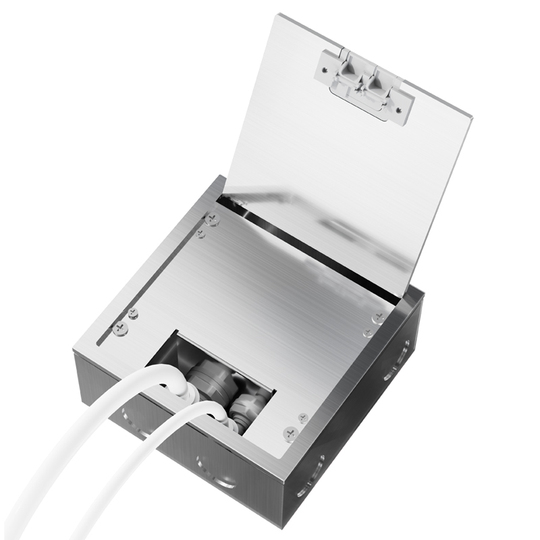 Inground Socket Stainless Steel Invisible Ground Socket - International Electrician