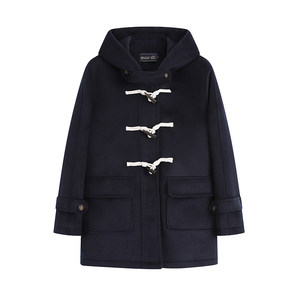 Huaqianzhu original Ononaka coat, college style jk uniform short multi-color hooded horn button coat