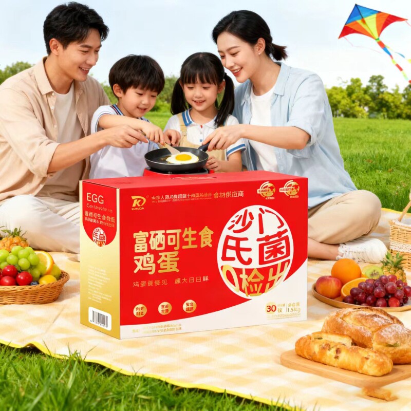 康大 富硒可生食无抗鲜鸡蛋 1.5kg/30枚 金币+券后24.07元包邮