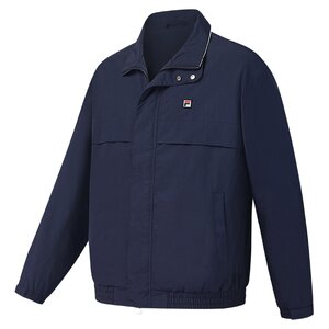 
FILA men's and women's woven jacket 26 spring new tennis sports collar color-blocking workwear sun protection jacket