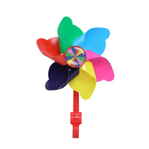 Colorful rotation windmill toy, children's pendant baby pendant, baby cart, skateboarding outdoor decoration bicycle small windmill