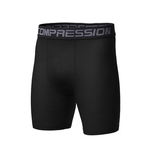 Sports tight quick-drying shorts men's compression shorts fitness pants running basketball football bottoming high elastic yoga pants