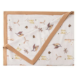 
Mini Bala newborn gauze blanket baby bag single swaddle wrapped four-layer large square towel baby spring and summer bath towel