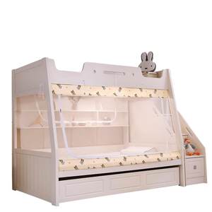 Zi Mother bed 1.5 meters up and down trapezoidal double -layer bed 1.2m high and low children's bed 1.35m up and off bed all bottom mosquito nets
