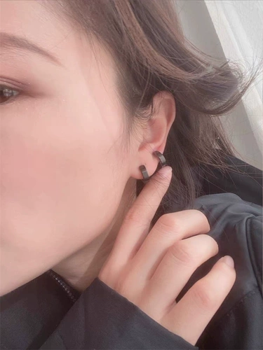 Клипсы из нержавеющей стали, серьги, без проколов ушей