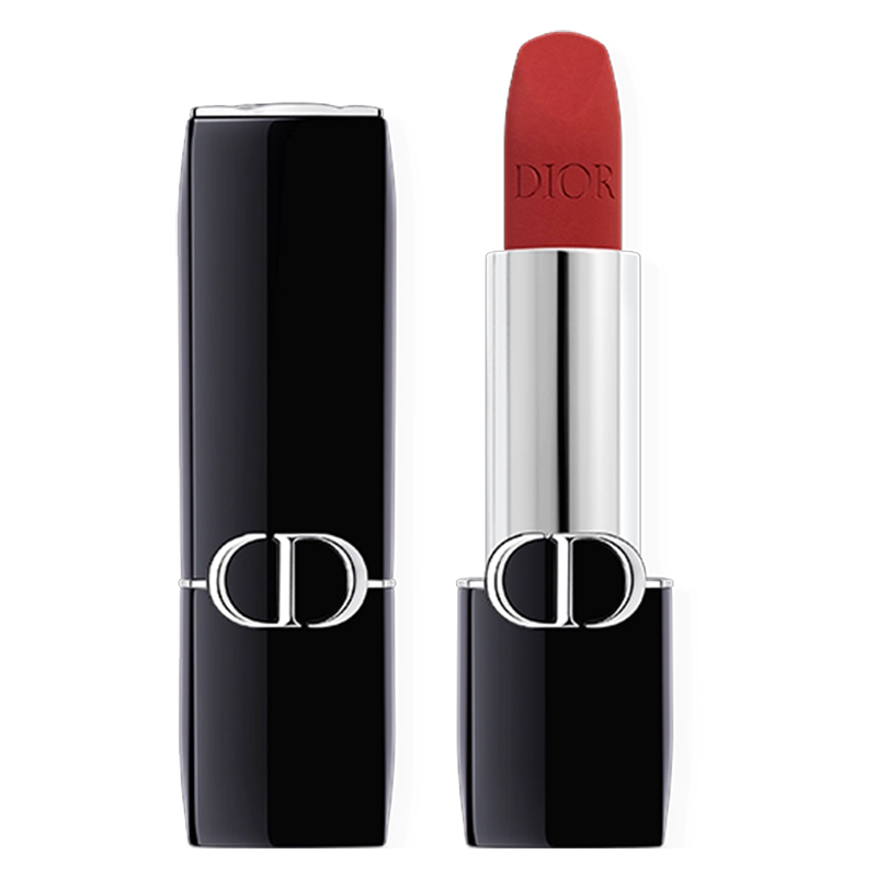 DIOR 口紅 高定刻字】Dior迪奥烈艳蓝金唇膏口红全新绒雾柔雾哑光688 756