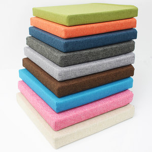 Custom sofa seat pad sponge pad high density change shoe stool chair fart pad long stool bay window cushion soft bag cushion
