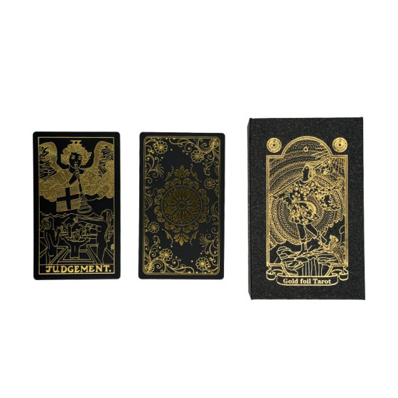 The new popular classic Waite Taluo brand gold foil tarot for beginners 78-card complete set of tarot cards for beginners