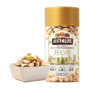 
Three Squirrels new large-grain mass-selling nuts canned original pistachios healthy snack nuts for pregnant women and children