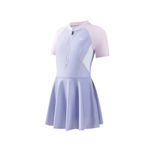 
361 children's swimsuit girls' one-piece hot spring bathing suit for middle-aged and older children conservative with chest pad 2026 new girls' swimsuit