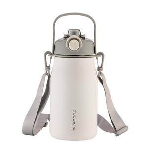 Luguang thermal insulation cup Large -capacity water cup Girls 316L stainless steel straw cup boys and children children's heating kettles
