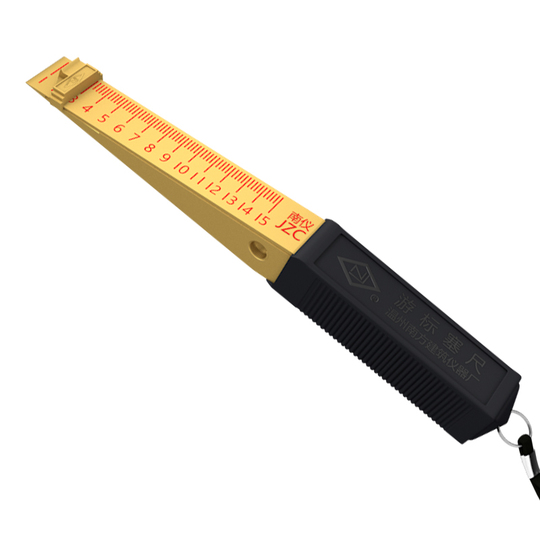 Wedge Ruler Use South Wedge Feelers Copper Gap Ruler Vernier Slit Test Ruler 0.2m