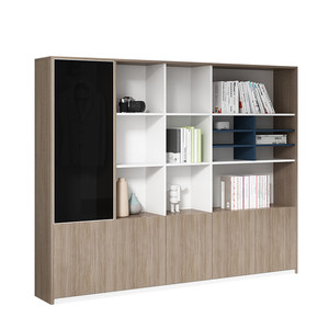 Office background cabinet wooden file cabinet wall cabinet information cabinet storage cabinet wall bookcase display cabinet background cabinet