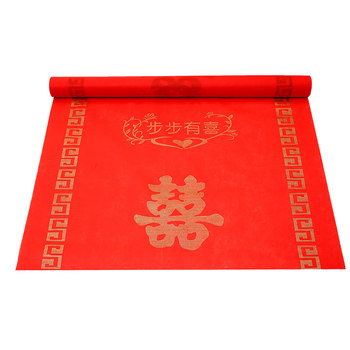 Thickened wedding non-woven fabric for red carpet wedding