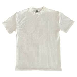 American round neck short -sleeved male solid color sports T -shirt texture anti -wrinkle training basketball elastic fast dry fitness clothes