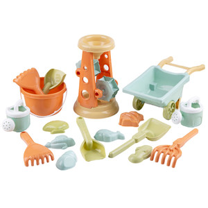
Children's beach toy set Cassia toys sand play sand hourglass sand shovel bucket tool