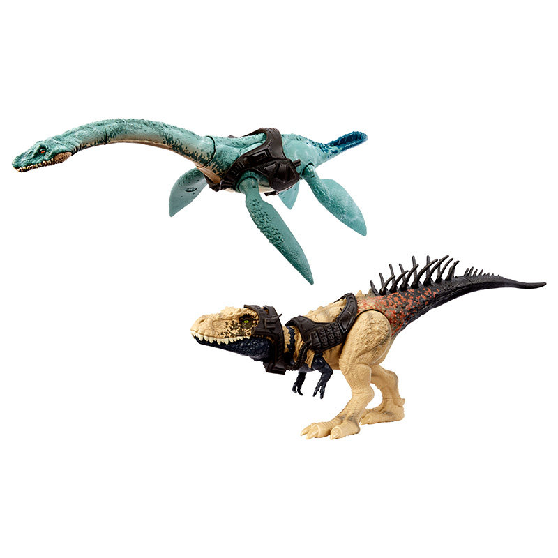 Mattel Jurassic World – Véhicule Mission Mayhem – Camion Flip & Roll Avec Einiosaurus, Griffe De Capture, Cabine Amovible – Jeu D’action Dès 4 Ans