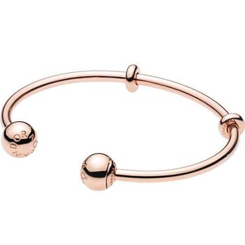 Pandora Pandora Ole Open Bracelet Rose Gold Versatile Simple Gift