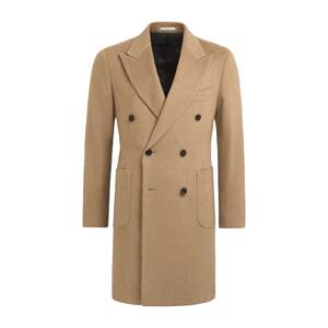 
Outlet SUITSUPPLY medium brown camel wool coat men's jacket warm, fashionable and casual