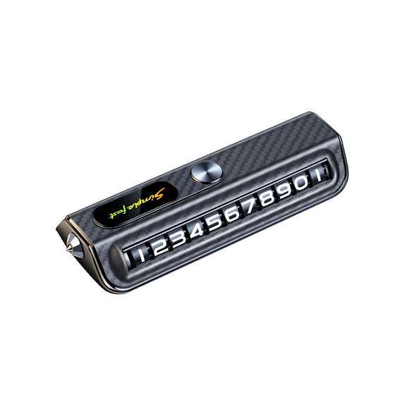 Temporary parking mobile phone phone number, number card, ornament, vehicle, vehicle, car, the car number broken window breakfire safety hammer