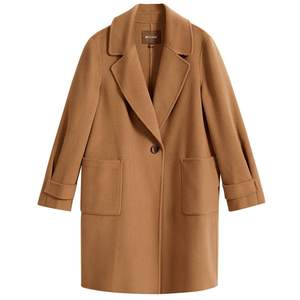 
YINER specializes in women's winter mid-length one-button wool and cashmere blend double-sided woolen coats