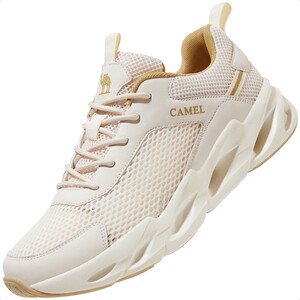 Camel Outdoor Casual Shoes Men's 2026 Summer New Mesh Breathable Sports Shoes Non-Slip Lightweight Soft Soled Women's Shoes