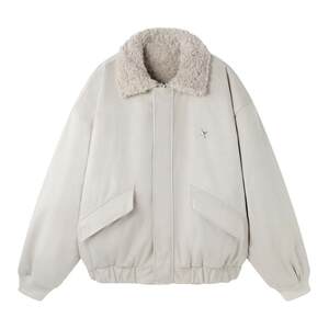 BJHG reckless cotton coat men's winter suede cotton coat trendy brand American couple reversible jacket jacket for women