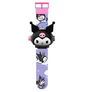 
New Princess Elsa children's toy watch deformation projection electronic boys and girls baby New Year's gift