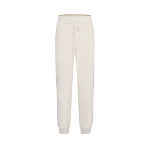 
RARE Weiya men's spring and summer side jacquard webbing trousers white casual sports pants