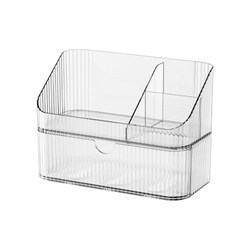 Bangjiayi mirror cabinet storage box transparent drawer type