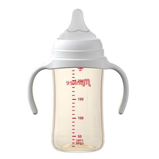 Menghe baby PPSU bottle body universal wide diameter baby duckbill direct drinking sippy cup learning to drink 1 year old and above