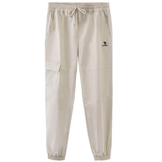 [Splash-proof and water-resistant] Camel sports casual pants men's spring and summer trousers, wardrobe pants, outdoor paratroopers, hiking pants, women's