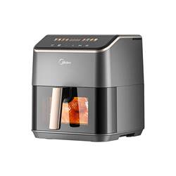 Midea air fryer AI smart cooking visual and no-turning