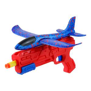 
2025 new children's ejection kite boys aged 3 to 6 years old outdoor foam hand throwing airplane toy gun 5 to 7 years old