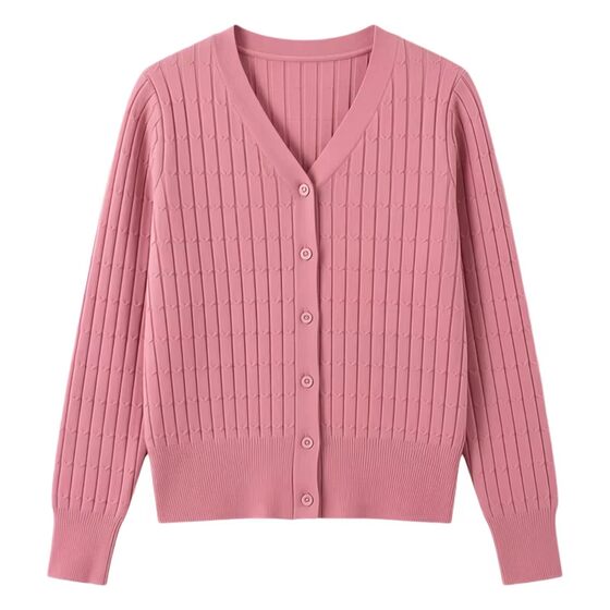 Brand cardigan sweater loose slimming autumn and winter thickened coat women's knitted large size fat mm200*0.5kg age-reducing top