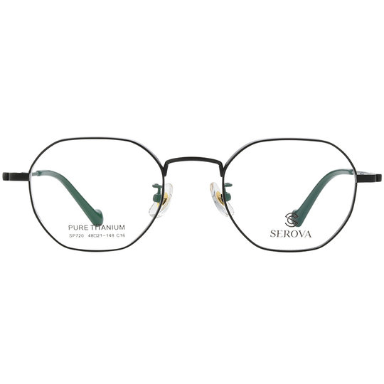 Sloha Spectacle Frame Ultra-Light Titanium Frame Anti-Blue Light 1.74 ...