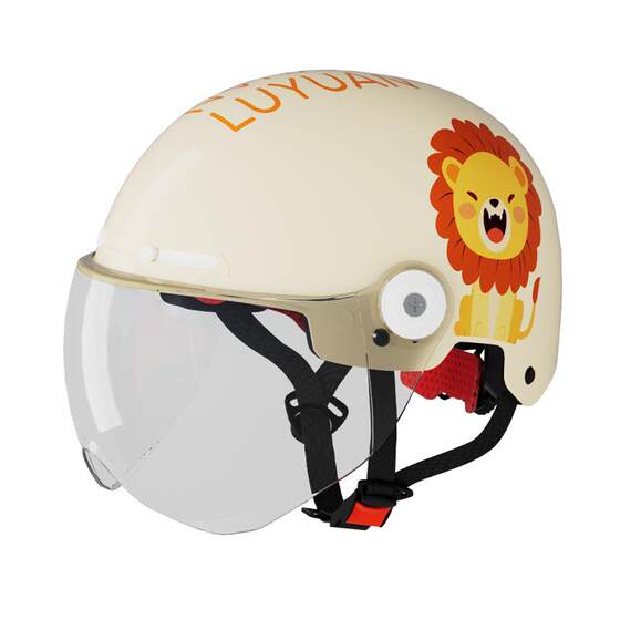 3c certified children's helmet Luyuan boys and girls electric motorcycle safety helmet summer warm all-season half helmet