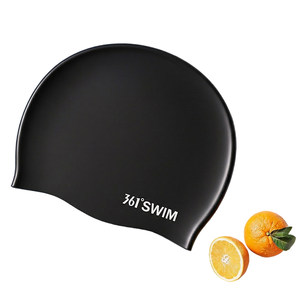 
361 silicone swimming cap for men, large size, comfortable, long hair training, adult solid color swimming cap, racing competition
