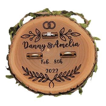 Creative Wedding Forest Ring Exchange Flower Ring Box Customized