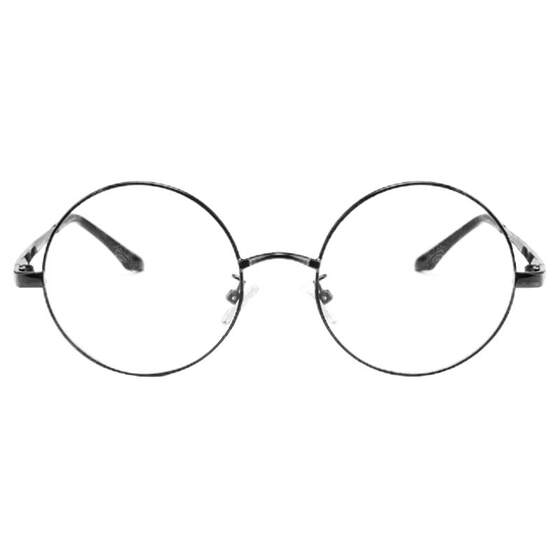 Round -frame glasses Male retro round -light glasses frame Korean version with close vision anti -radiation anti -Blu -ray eye rack lady