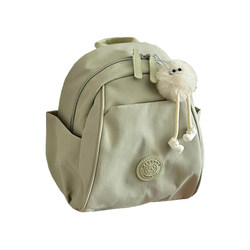 Being introduced to a mini backpack, I was very careful!