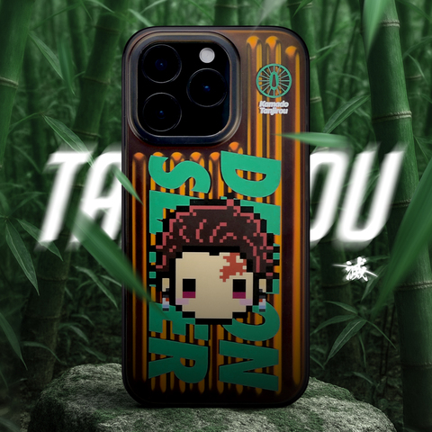 16/15/14/13/12 Demon Slayer Tanjiro Stripes iPhone Case